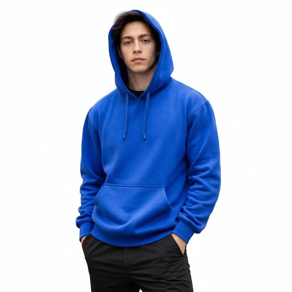 Sudadera Brans Cerrada Con Capucha Peso Completo Amplia - Garufa Jeans