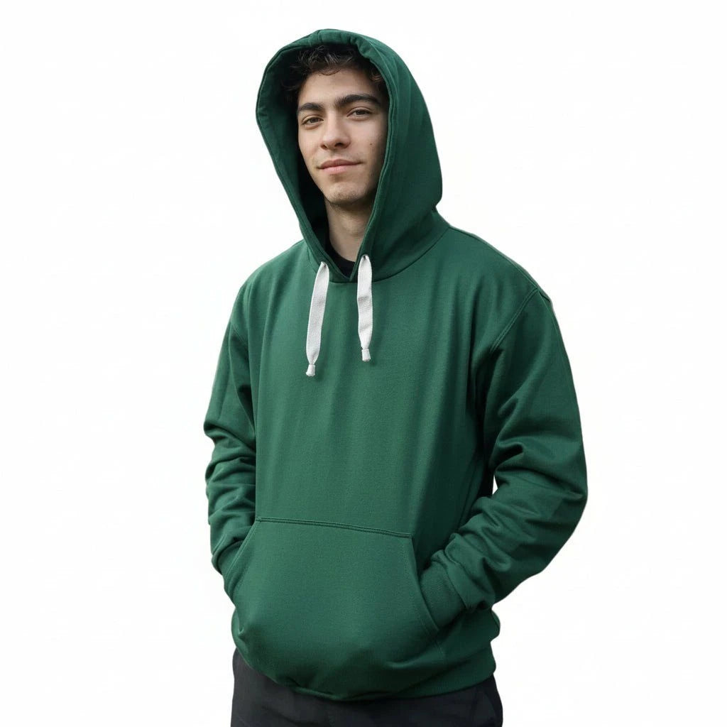Sudadera Brans Cerrada Con Capucha Peso Completo Amplia - Garufa Jeans