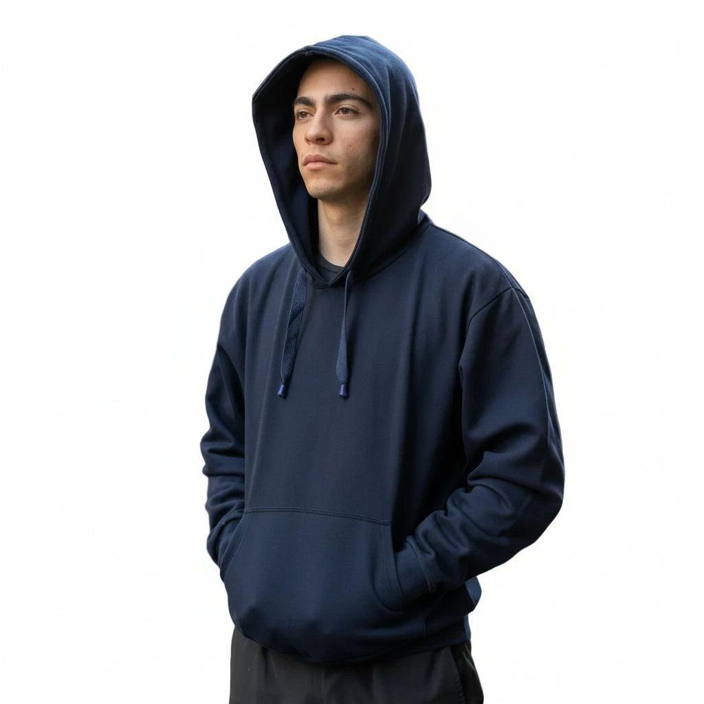 Sudadera Brans Cerrada Con Capucha Peso Completo Amplia - Garufa Jeans