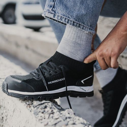 Tenis Berrendo 7715 Tipo Calcetín Casquillo Fibra Vidrio - Garufa Jeans